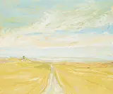 Robert F.M. McInnis, Road to Balzac, 1980, oil on canvas