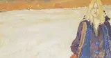 Robert F.M. McInnis, Prairie Winter with One Figure