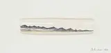 Ernst Egon Oslender, Untitled - Mountain Scrimshaw, 1983, bone carving