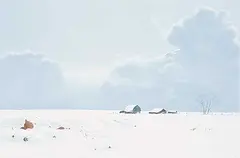 Ted Raftery, Prairie Winter, 1984, oil on canvas