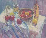 Jack Rigaux, Still Life with Jar of Peppers
