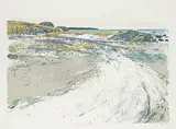 Roger Savage, Caddin Bay #69/100, 1983, colour silkscreen on paper
