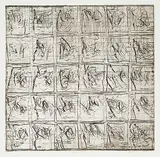 Robert Savoie, Fossilization #E/E, 1975, colour etching on paper