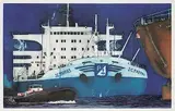 David Silverberg, Ships #Artist's Proof, colour etching on paper