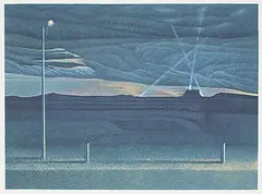 Jeremy Smith, Distant Searchlights #7/37, 1983, colour silkscreen on paper