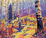 Joan Sveen, Untitled - My Favourite Trail, acrylic on canvas