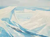 Roslyn Sheinfeld Swartzman, Arctic Series XIV #6/60, colour etching on paper