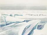 Roslyn Sheinfeld Swartzman, Arctic Series VI #29/60, colour etching on paper