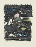 David Umholtz, Night Navigation, colour etching on paper
