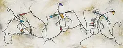 Eric Dennis Waugh, Icon AE #1, mixed media on paper
