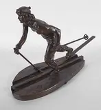 John Weaver, Untitled - Cross Country Racer #3/30, bronze sculpture