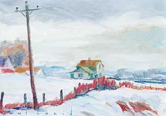 Paul Braid, Untitled - Chinook Arch, oil on canvas