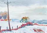 Paul Braid, Untitled - Chinook Arch, oil on canvas