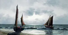 Francois Carbu, Bretagne, [France], acrylic on canvas