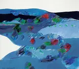 Alfred Crossley, Untitled - Abstract Reflections, oil on canvas
