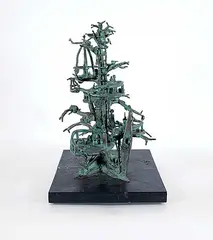 Jean-Guy Dallaire, Tree House No. LXXVI, 1984, bronze sculpture
