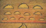Richard Gorenko, Still More Clouds, 1990, mixed media on wood panel