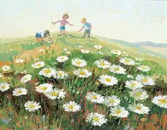 Joyce Kellock, High Hill, oil on wood board