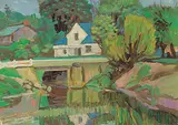 Illingworth Kerr, House at a Bridge, Chilliwack