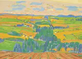 Illingworth Kerr, Potato Farms from Klokedahl Hill, Grand Falls, NB