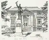Illingworth Kerr, Calgary Public Library #17/450, 1978, lithograph on paper