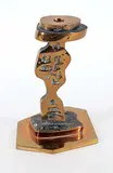 Roy Leadbeater, Untitled - Abstract Candle Holder #6, bronze sculpture