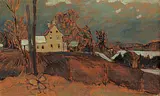 Robert F.M. McInnis, Farm Near Ottawa, 1984, oil on canvas