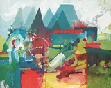 Allen Patten, One Cook, 1981, oil on canvas