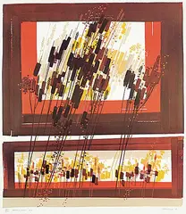 Kenneth Samuelson, Prairie Forms #3 151/310, 1979, photolithographic reproduction on paper
