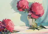 Margaret Shelton, Pink Peonies