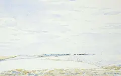 Peter Shostak, Why Aren't There Any Trees?, 1986, watercolour on paper