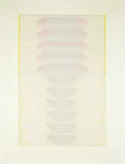 Tony Tascona, Gradation #30/40, 1985, colour silkscreen on paper