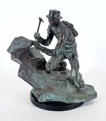 John Weaver, Untitled - The Geologist #13/30, bronze sculpture
