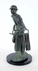 Untitled - Rig Runner #13/30 by John Weaver, bronze sculpture, sold Dec 2022