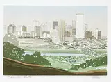 George Weber, Edmonton, Alberta, 1977, colour silkscreen on paper