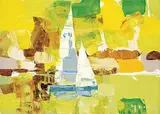Craig Yeats, Untitled - Abstract Ship, acrylic on canvas