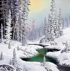 Roger D. Arndt, January Dreams, oil on wood board