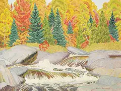 Thomas Harold Beament, Laurentian Autumn, oil on canvas