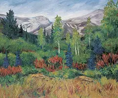 Nancy Day, Spring in the High Country, oil on canvas
