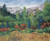 Nancy Day, Spring in the High Country, oil on canvas