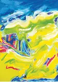 Maureen Enns, Fisher Bear Biscuit, 2001, mixed media on paper