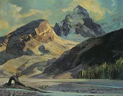 Peter Maxwell Ewart, Rockies Near Canmore, oil on canvas