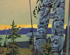 Robert Genn, Haida Gwaii Passage, oil on canvas