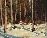 Frank Johnston, The North Woods in March