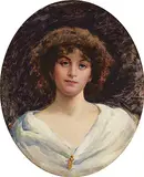 Farquhar McGillivray Strachan Knowles, Untitled - Portrait of a Woman, 1891, oil on canvas board