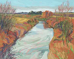 David John More, October, Medicine, 1995, oil on canvas