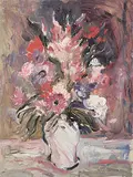 William Lewy Leroy Stevenson, Untitled - Crimson Florals