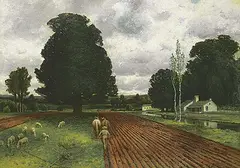 Homer Watson, A Land of Thrift, 1883, oil on canvas