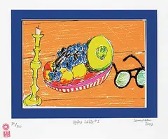 Leonard Cohen, Hydra Table #1 #14/100, 2009, digital print on paper
