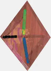 Douglas Haynes, Gold Dust, 1981, acrylic on paper